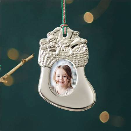 Newbridge Silverware Xmas Sock Photo frame Decoration