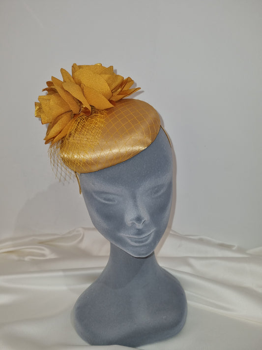 Mustard Flower Fascinator