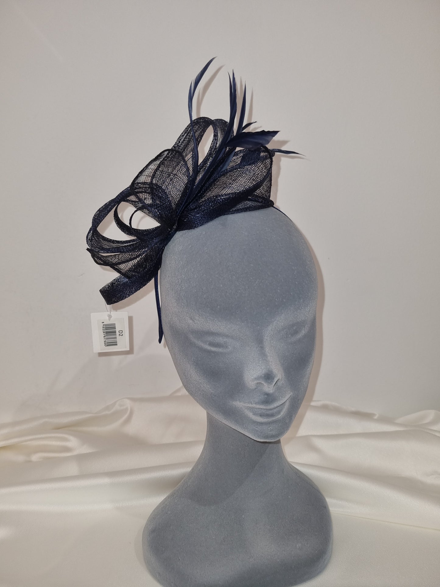 Navy Fascinator