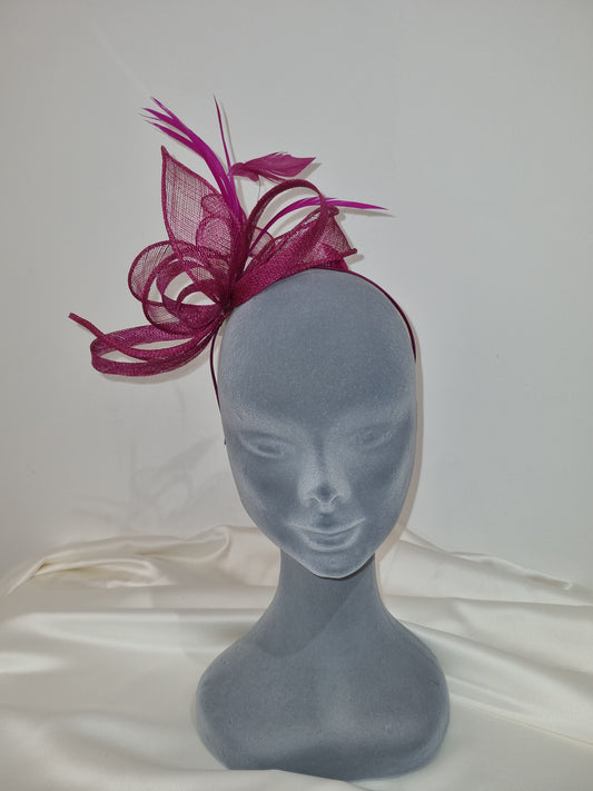 Fuchsia Fascinator