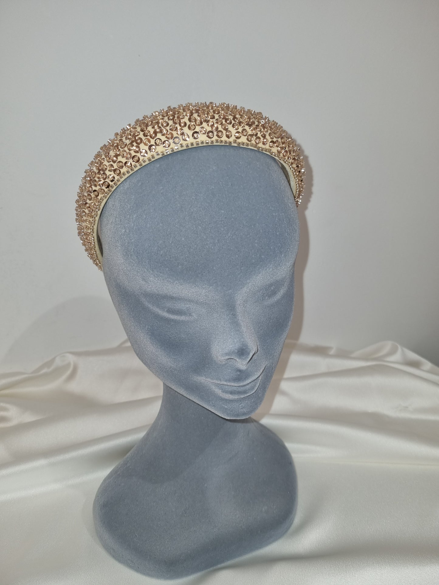 Gold Headband with Crystals