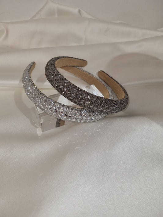 Silver Crystal Headband