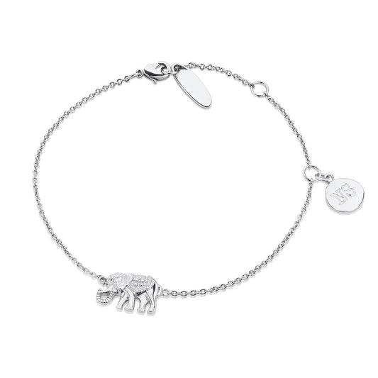 Newbridge Silverware Bracelet with Elephant