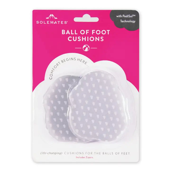 Solemates Ball of Foot Cushions 3 Pair Set