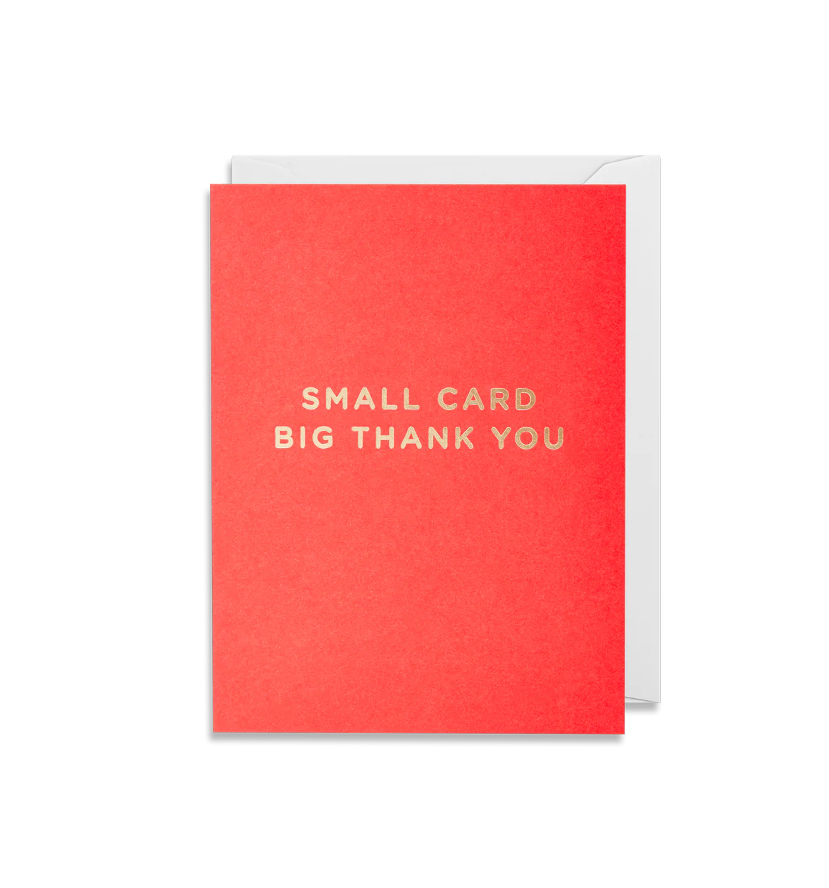 Small card big thank you