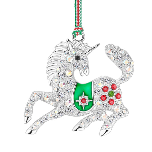 Newbridge Silverware Unicorn Christmas Tree Decortion