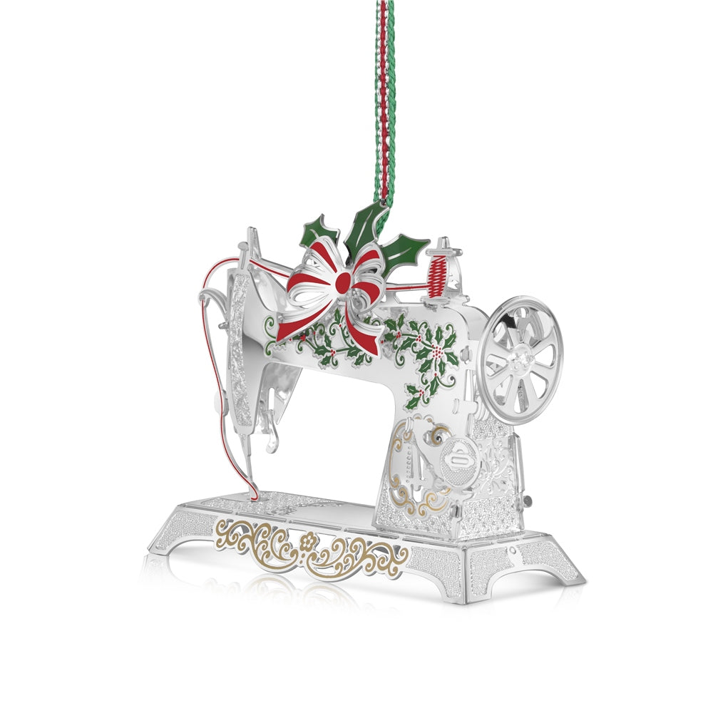 Newbridge Silverware Vintage Sewing Machine Christmas Tree Decoration