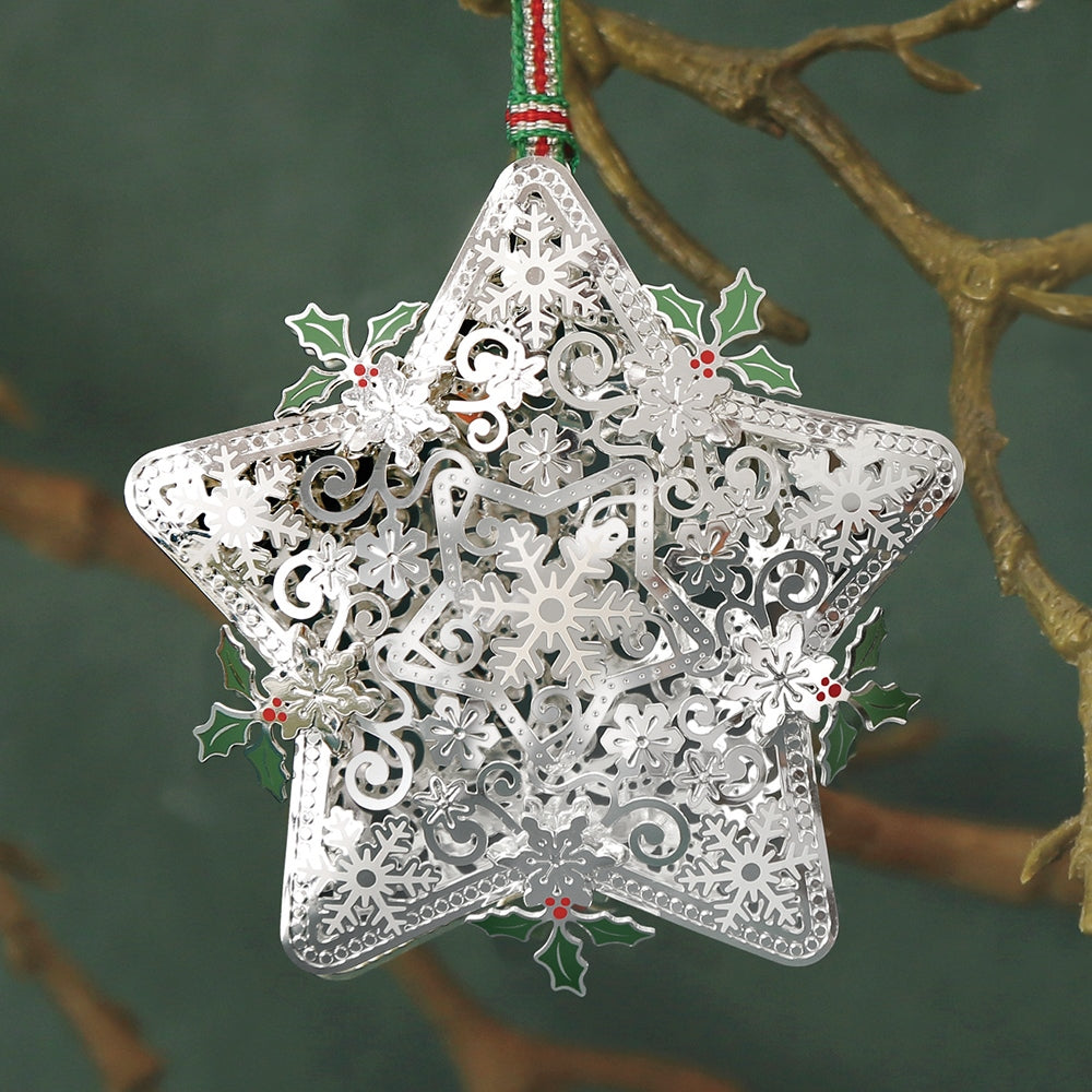 Newbridge Silverware Ornate Christmas Tree Decoration