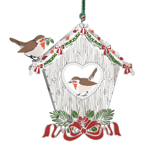 Newbridge Silverware Robins Christmas Tree Decoration