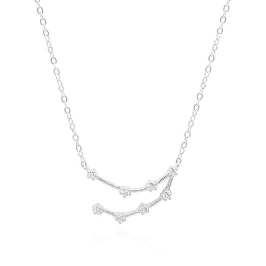 GT Constellation Necklace in Silver Capricorn