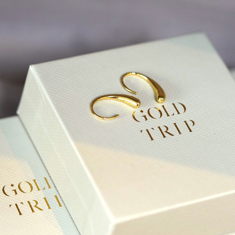 GT Water Drop Earrings & Ring Gift Set in Gold