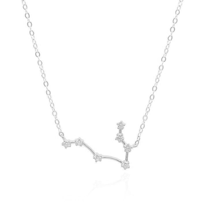 GT Constellation Necklace in Silver Gemini