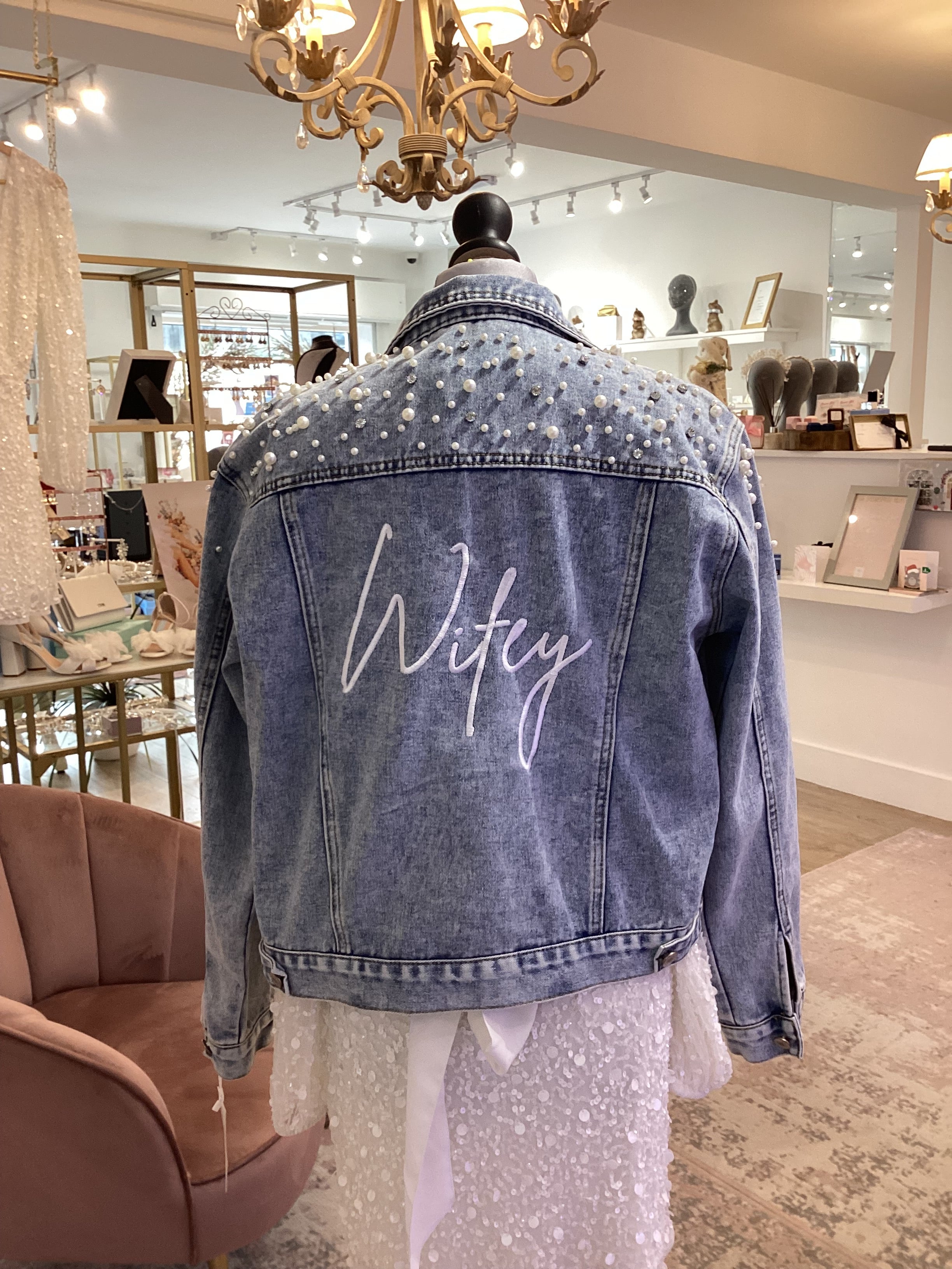 Wifey hot sale jean jacket