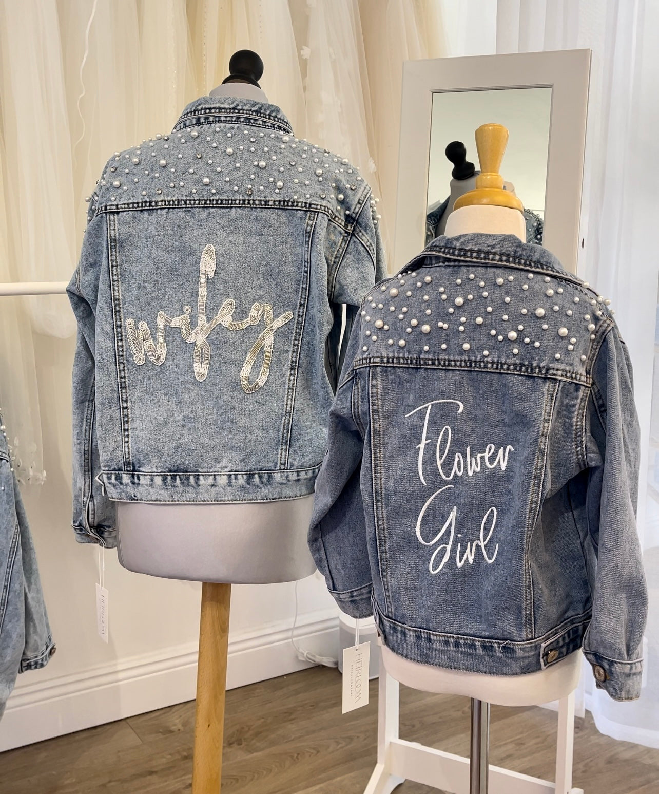 Flower girl outlet jean jacket