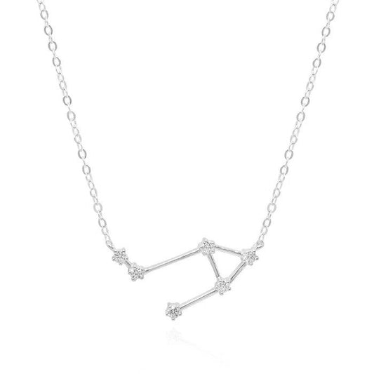 GT Constellation Silver Necklace Libra