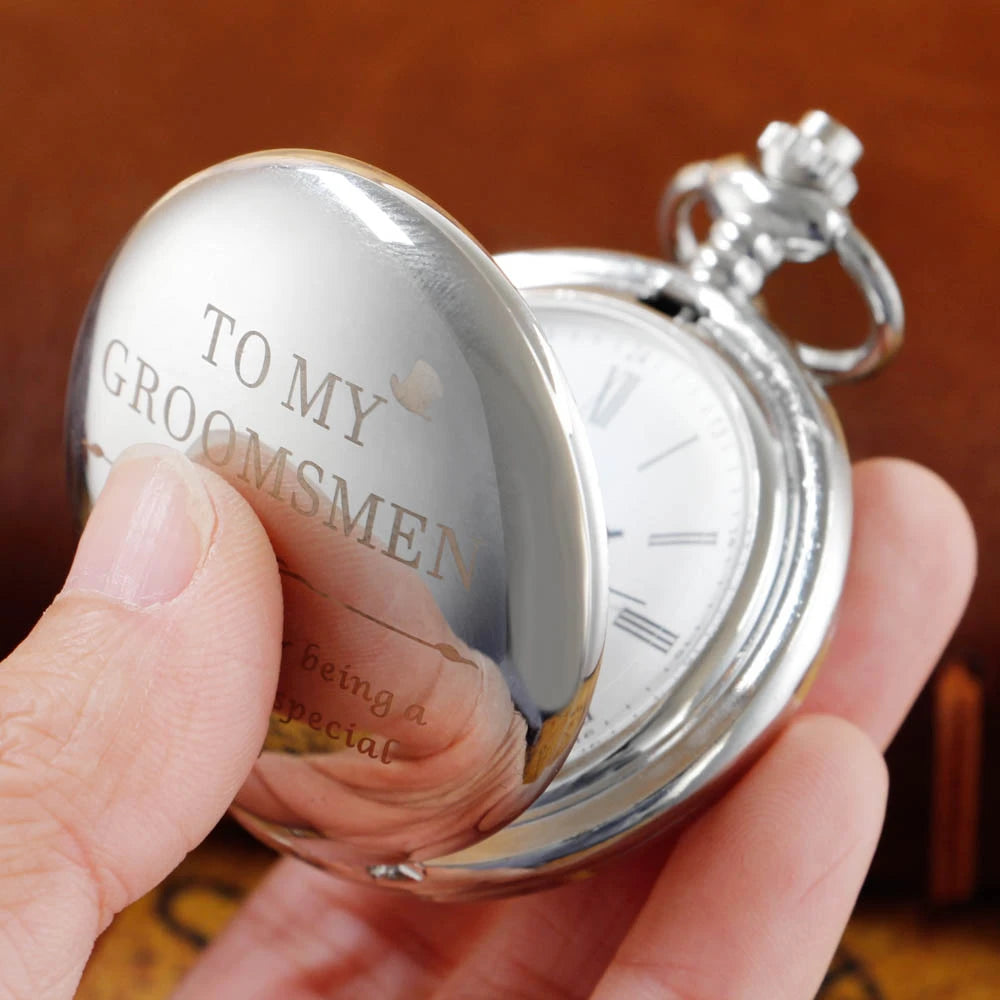 Pocket watch hot sale for groomsmen