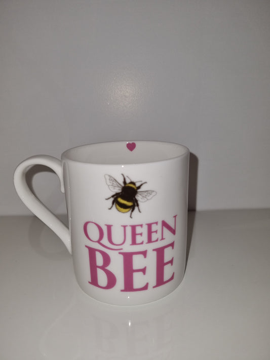 Queen Bee fine china mug