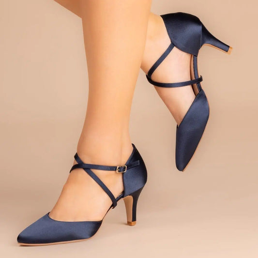 Perfect Bridal Company Sonya Navy Occasion Shoes