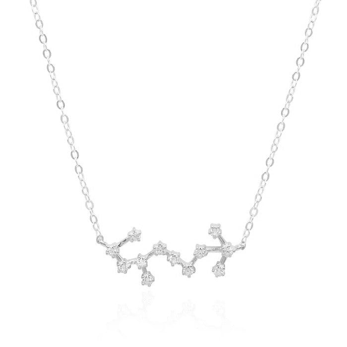 GT Constellation Necklace in Silver Scorpio