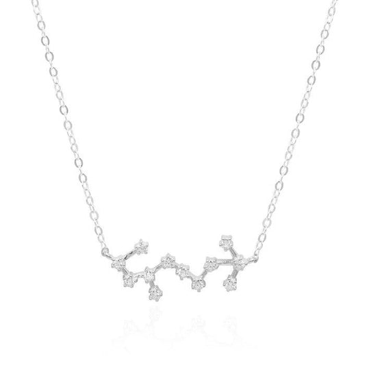 GT Constellation Necklace in Silver Scorpio