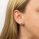 GKO Crystal Birthstone Earrings Sapphire (September)