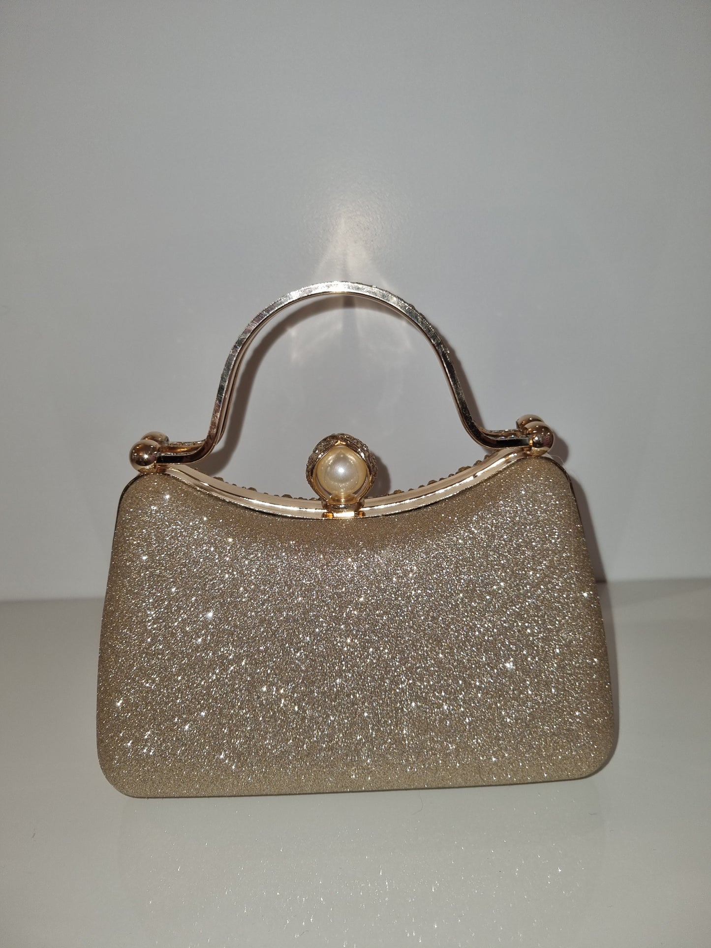 Diamante bag in Gold