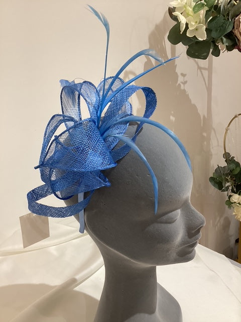 Light Blue Fascinator