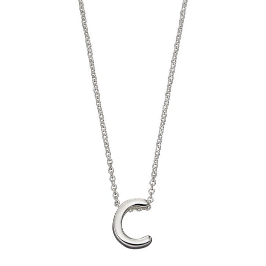 Letter C Sterling Sliver pendant and Chain GKO