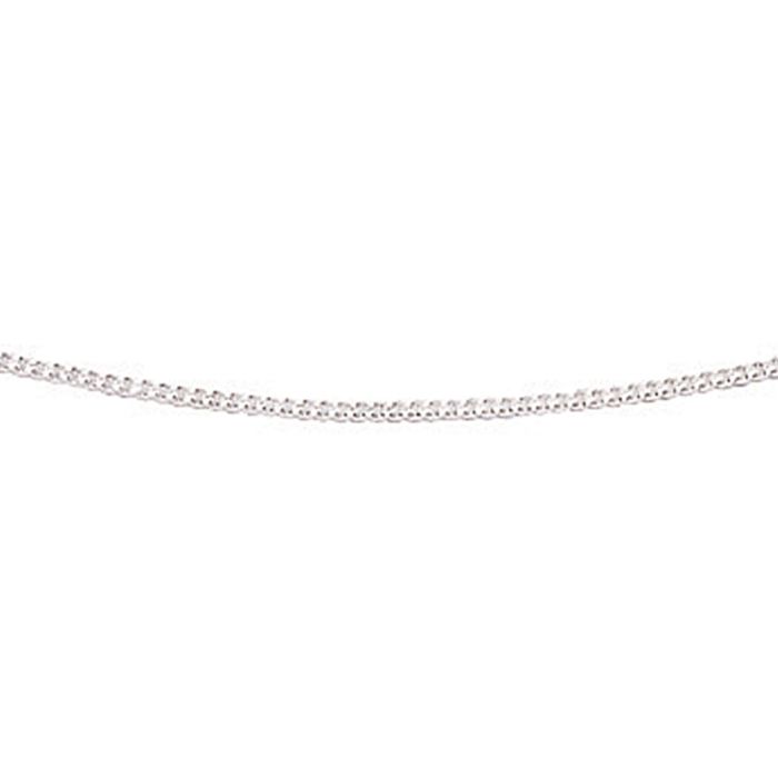 Sterling Silver Curb Chain with extender GKO