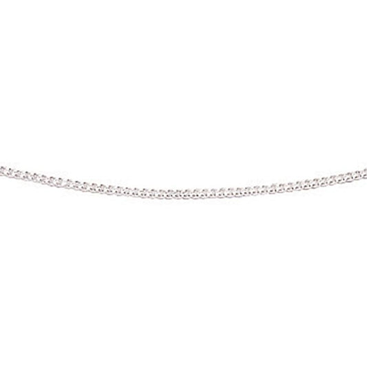 Sterling Silver Curb Chain with extender GKO