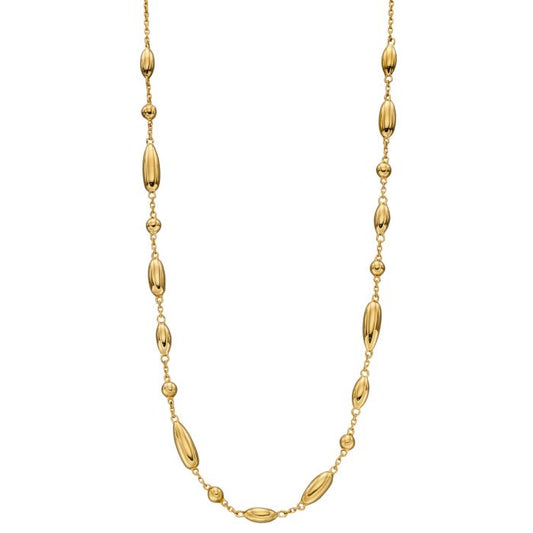 Gold Flower Bud station Chain GKO