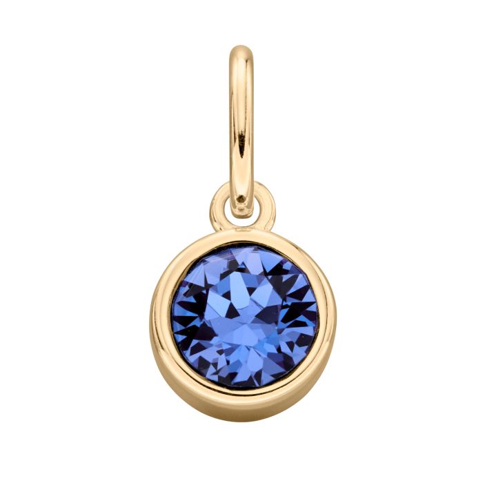 GKO  Crystal Birthstone Charm (September) including Chain