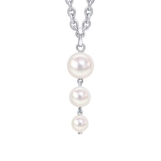 GT Freshwater Pearl Three Drop Pendant