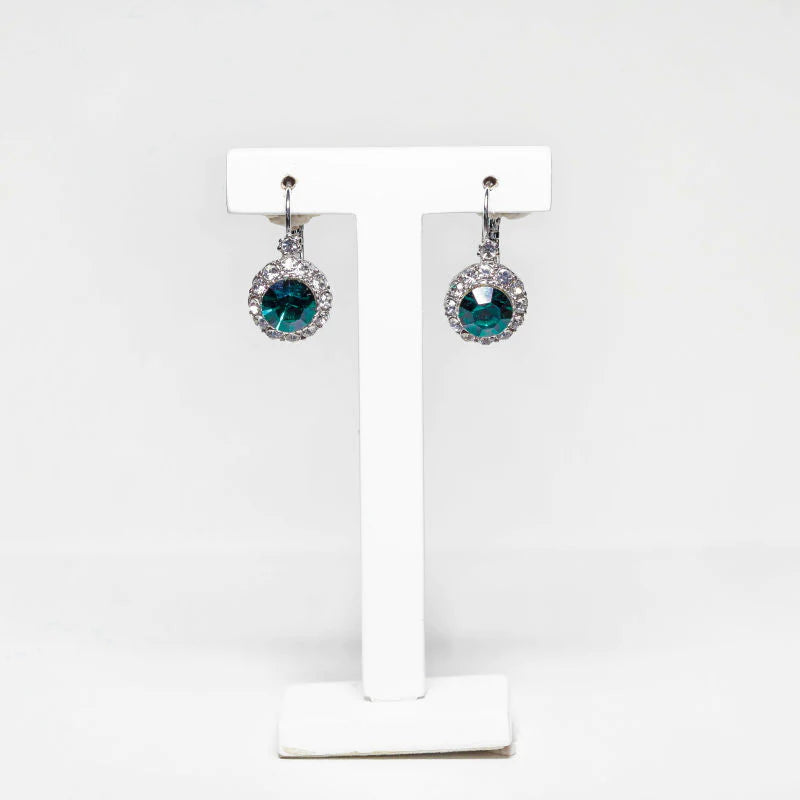 Azure Vintage Lou Lou Emerald Earrings