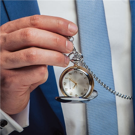 Newbridge Silverware Two Tone Pocket Watch