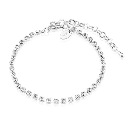 Newbridge Silverware Bracelet Multi Clear Stones