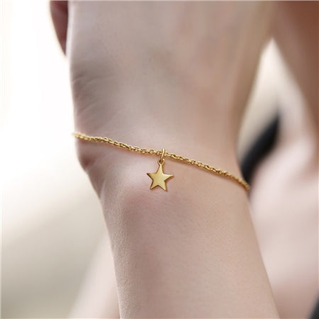 Newbridge Silverware Gold Bracelet with Star