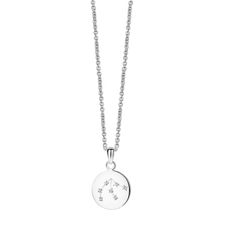 Newbridge Silverware Zodiac Pendant Aquarius