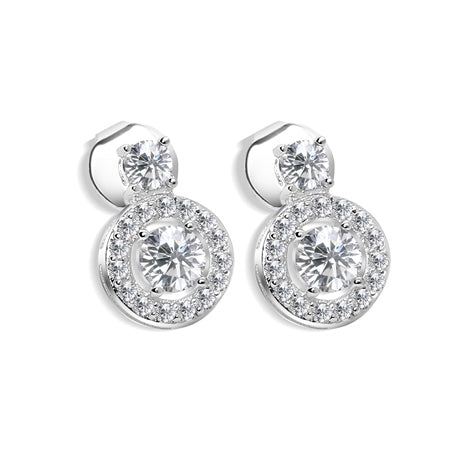 Newbridge Silverware Petite Cubic Zirconia Earrings