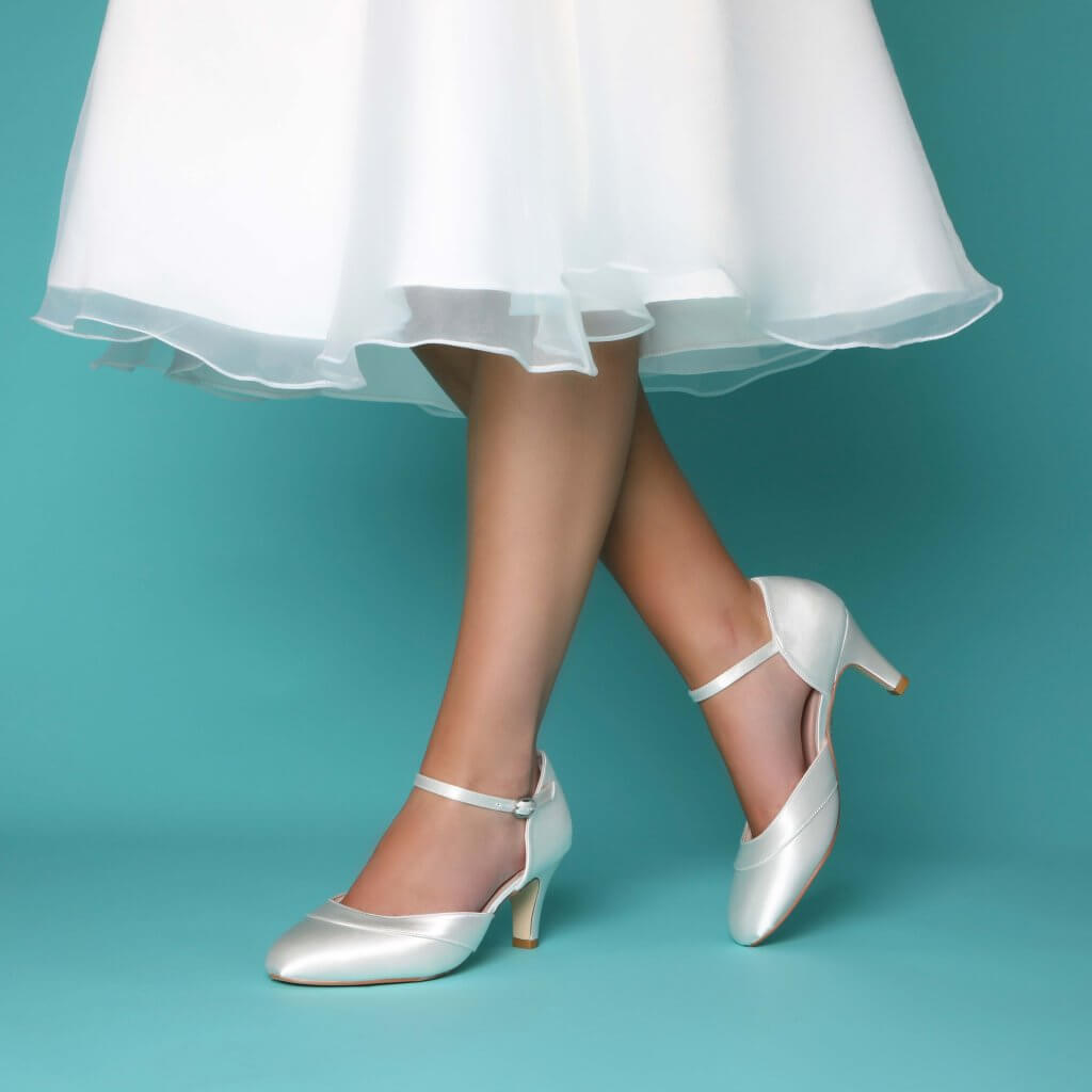 Perfect Bridal Elsa Satin Bridal and Occasionwear Shoes - everly-acbf