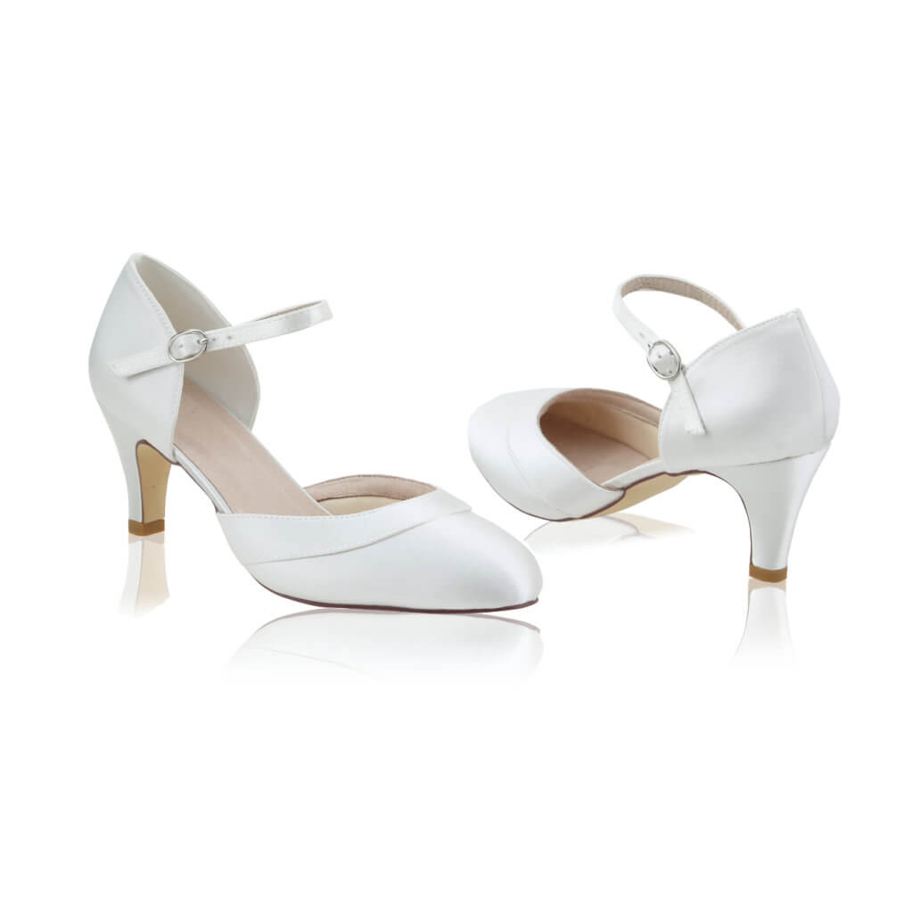 Perfect Bridal Elsa Satin Bridal and Occasionwear Shoes - everly-acbf