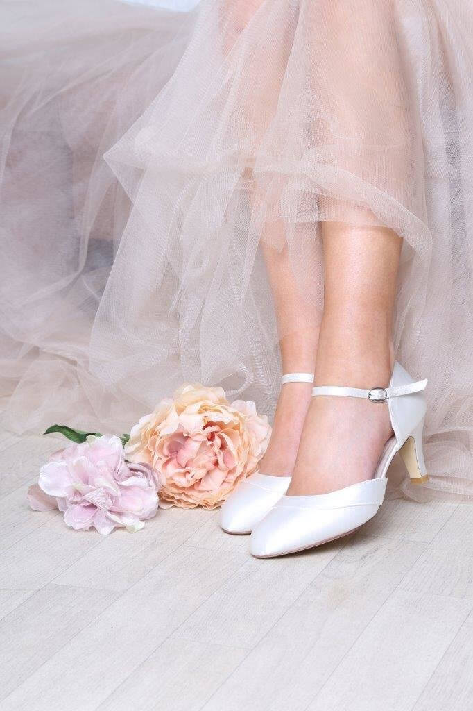 Perfect Bridal Elsa Satin Bridal and Occasionwear Shoes - everly-acbf