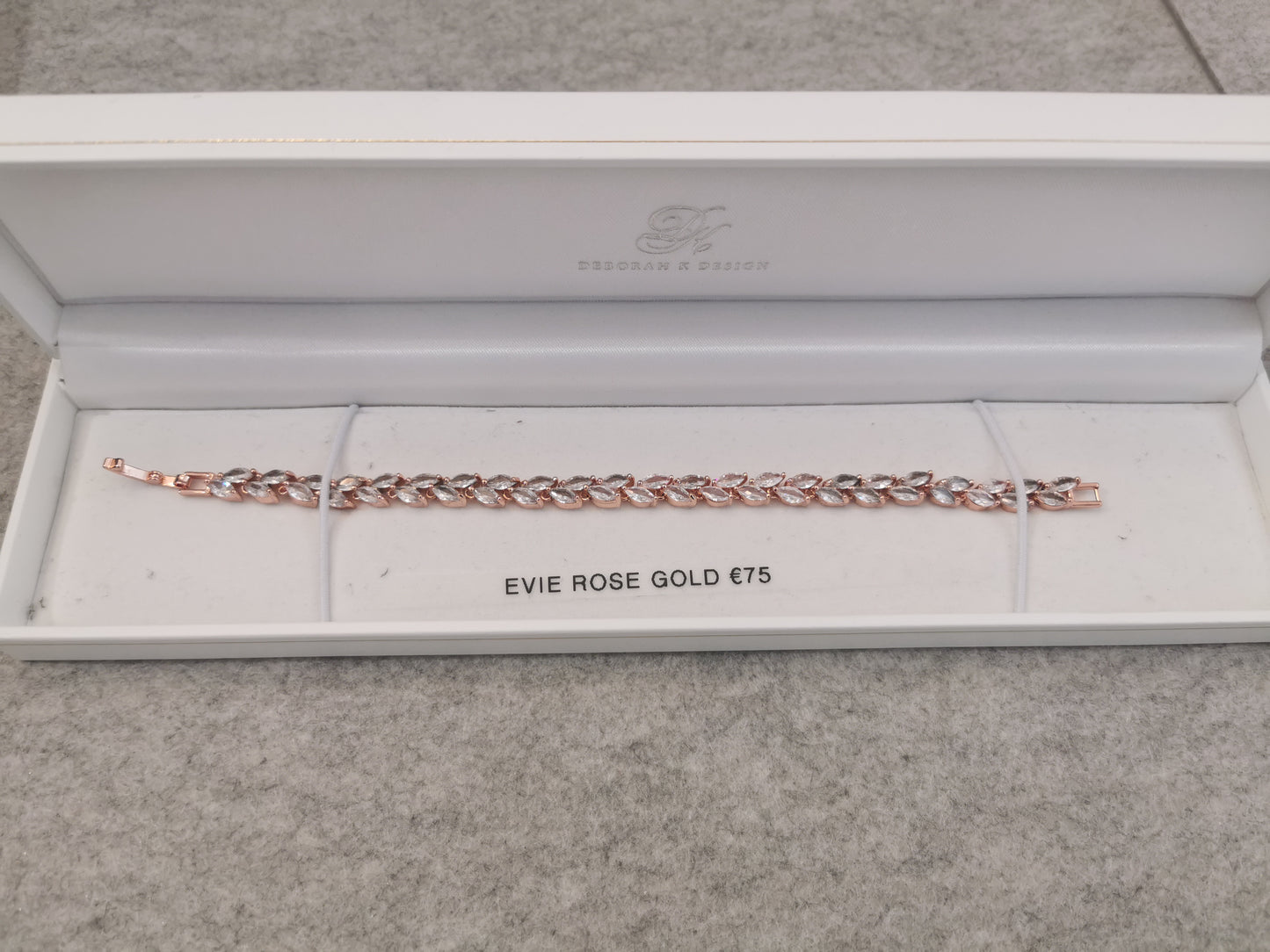 Deborah K Evie Rose Gold Bracelet