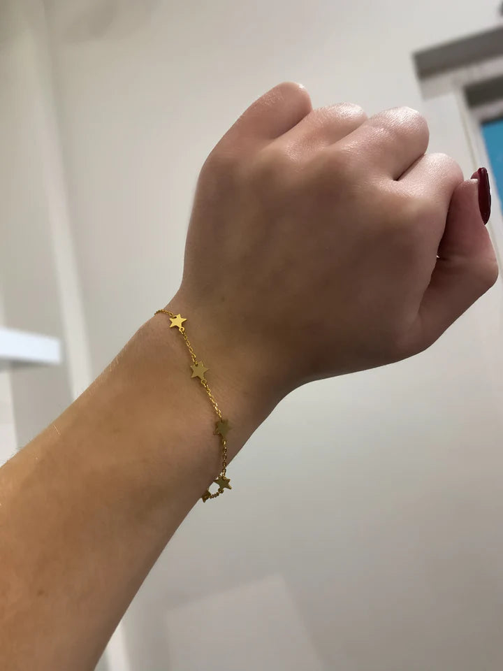 Azure Star Bracelet Gold