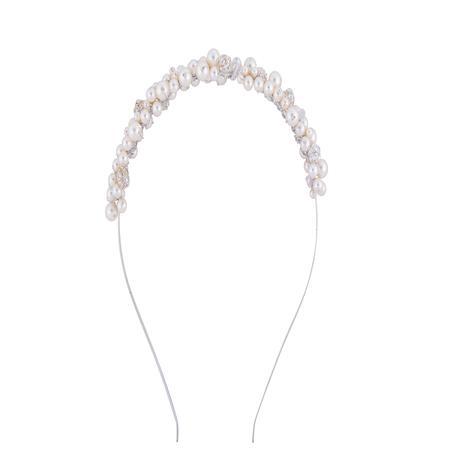 Azure Perles Hairband Wedding Headpiece - everly-acbf