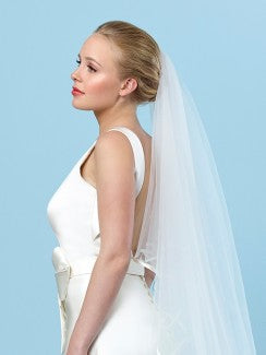 EV-S20-210 Double Layer Satin Trim Veil