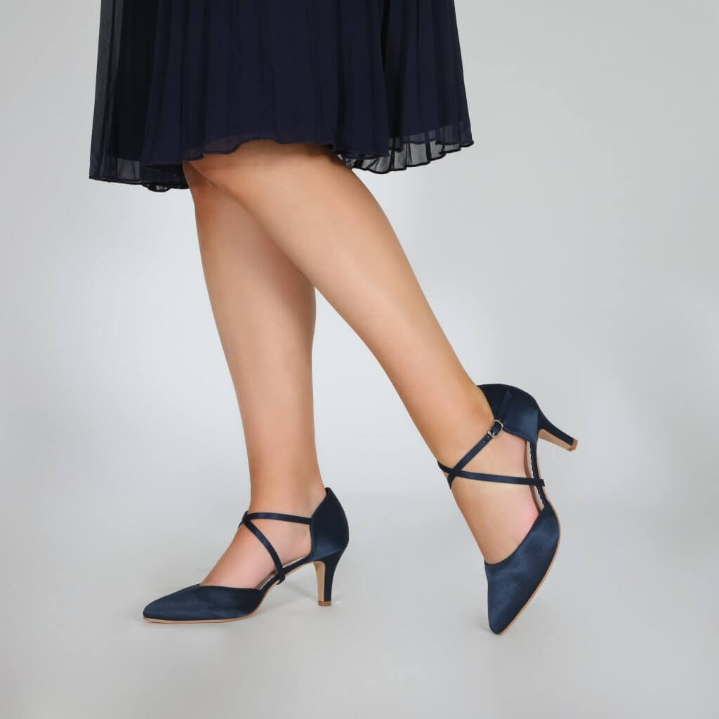 Perfect Bridal Company Sonya Navy Occasion Shoes