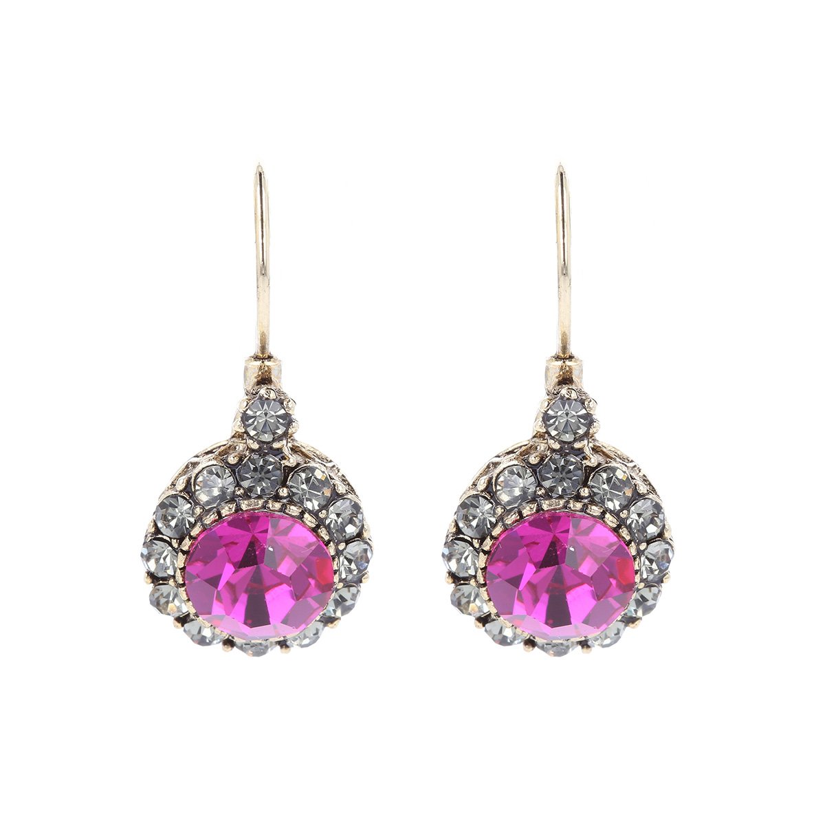 Azure Vintage Lou Lou Bridal Earrings Light Pink - everly-acbf
