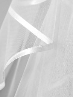 EV-S20-210 Double Layer Satin Trim Veil